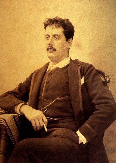 Giacomo Puccini (1858-1924) 1899 door Unknown